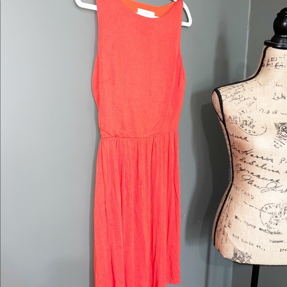 LOFT Dresses & Skirts - Loft short Coral Dress sz M